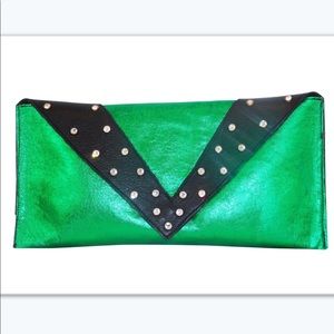Project Sheen Rhinestone Studded Clutch